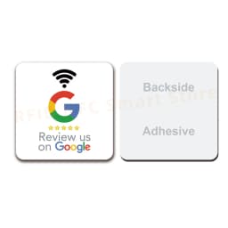Big Review Us on Google Reviews 13.56MHz Programmable Waterproof NFC Tap Card NT/AG213 144bytes NFC-Enabled Google Reviews Cards