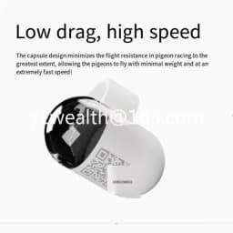 New Waterproof Mini Real Time Pigeon GPS Locator with 4G Network, Pigeon GPS Locator for Outdoor Flying