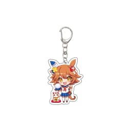 55MM Anime Pretty Derby Keychain Oguri Cap Special Week Silence Suzuka Tokai Teio Key Chain Acrylic Model Plate Christmas Gifts