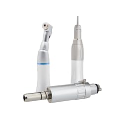 Dental Low Speed Handpiece Kit with External Water Spray Contra Angle Air Motor for Universal Lab E-Type Motors Dental Lab Tool
