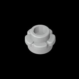 Gobricks GDS-1436 Plate, Round 1 x 1 with Flower Edge (5 Petals) compatible with lego 24866 pieces of children's DIY
