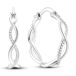 925 Sterling Silver Gold Color Circular Hoop Earrings Golden Earring Fit Original Charms Diy Fine Jewelry For Fashion Women