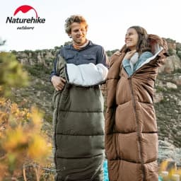 Naturehike Sleeping Bag Hollow Cotton Ultralight Winter for Adult Outdoor Camping Thicken Warm Waterproof Envelope Sleeping Bag