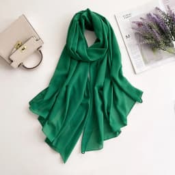 2025 New Elegant Modest Women Bubble Chiffon Solid Color Muslim Head Scarf Ladies Shawl and Wrap Female Foulard Hijab Stoles