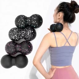 Peanut Massage Ball EPP Deep Tissue Myofascial Release Plantar Fasciitis Back Neck Foot Muscle Pain Relief Yoga Fitness