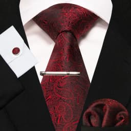 8cm Silk Mens Ties Green Black Ties Plaid Stripe Necktie Pocket Square Cufflinks Tie Clips Set Men's Wedding Business Party Tie