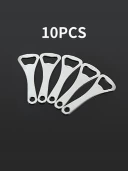 10PCS- Stainless Steel Opener, Creative Beer Can Opener, Household Stainless Steel Bottle Opener
