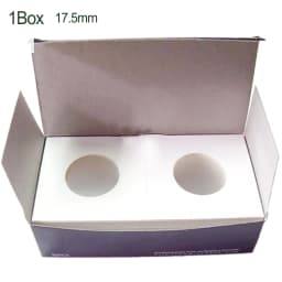 1 Set Coin Storage Stamp Holder Square Cardboard Case Coin Album Collection Coin Holders Flip Clip Coin Capsules Cover Storage