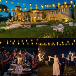 String Light Festival Light ST38 100FT 50Bulbs Indoor Retro Light String Garden Decoration String Light