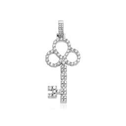 JINAO 2022 NEW Two Styles Design Key Pendants High Quality Ice Cravejado AAA+ Cubic Zircon With 4mm Tennis Chain Jewelry