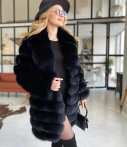 Women's Detachable Real Fox Fur Jacket Thick Warm Removable Vest Luxury Fashion Solid Color Transformable Coat