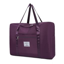 1pc Folding Travel Large Capacity Storage Bag Zipper Portable Sport Bag Versatile Gym Handbag Luggage Tote Carrying Bag S/M/L/XL