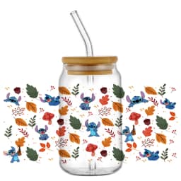 popular UV DTF 3D Cup Wrap Sticker Cute Cartoon blue Monster Design For 16oz Mugs DIY Durable Decal Transfer stickers