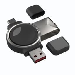 Watch Wireless Charger For Galaxy Watch3/4/5/6/7/8/9 FE Active1/2 Ultra1/2 Type-A Type-C Dock Station Charger Compact Design