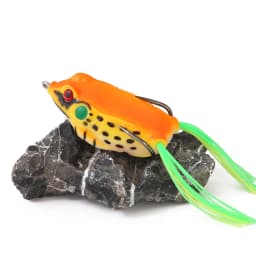 1 Pcs 5G 8.5G 13G 17.5G Frog Lure Soft Tube Bait Plastic Fishing Lure with Fishing Hooks Top Water Ray Frog Artificial 3D Eyes