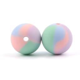 LOFCA 50Pcs/Lot Silicone Bead 9/12/15MM Used In Jewelry Making Necklace Bracelets Keychain Jewelry Accessories