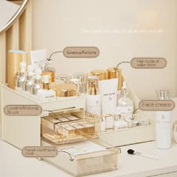 1PCS Cosmetic Organizer Desktop Organizer Shelf Dormitory Organizer Drawer Bedroom Cosmetic Organizer Cosmetic Display Case