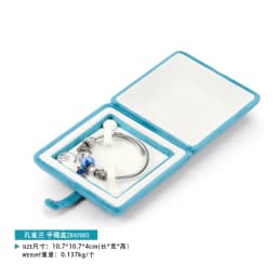 High Grade Double Open Jewelry Box Velvet Engagement Ring Box Wedding Ring Necklace Earring Gift Boxes Organizers Storage