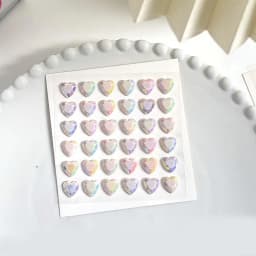 Stationery Phone Laptop 3D Crystal Diamond Sticker Love Heart Rhinestone Bling Decorative Sticker DIY Children Toys