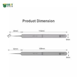 BST BST-18 BST-19 Ultra Precision Tweezers Fly Wire Clamping With Fine Tip Supper Sharp Needle BGA Motherboard Welding Forceps