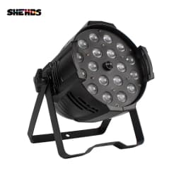 SHEHDS Zoom LED Par Light Barndoor Cool Warm White 200W &18x18W Zoom 6in1 for Disco Party Christmas Concert Church