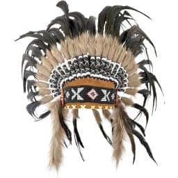 American Chief Indian Native Feather Headdress Decoration Prop for Celebrations Carnivals Themed Party Dance Show Halloween