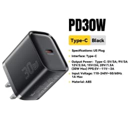 Essager 30W Fast Charger PD Charger For iPhone 16 15 14 13 Huawei Quick Charger PD3.0 QC3.0 Phone Charger Type C Tablets Charger