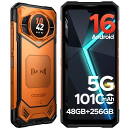 Doogee S200E 5g Rugged Phone 1.32" Amoled Rear Display 48Gb Ram(8Gb+40Gb) 256Gb Rom 10100Mah Ai Triple Camera Android 16 Mobile Phone