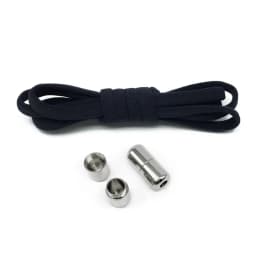 Semicircle No Tie Shoelaces Metal Lock Elastic Sneaker Shoestrings Adjustable One Size Fits All Shoe Laces Shoes Accessories