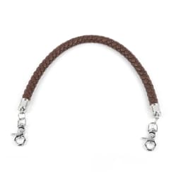 PU Leather Shoulder Bag Strap Durable Braided Rope Short Handles For Handbag Purse Belts DIY Replacement Bag Accessories