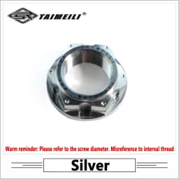 TAIMEILI Titanium Alloy Rear Axle Nut M22/M24 p1.5 Fit BMW S1000RR SYM TMAX560 Motorcycle Modified Decorative Nut 1Pcs