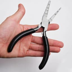Precision Round /Square Nose Pliers (2~8mm Loops) Wire Looping Pliers for Beading Jewelry Making and Wire Forming