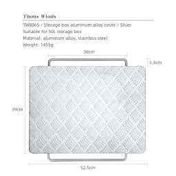 Thous Winds Shelcon Leg Design For Snow Peak Aluminum Magnesium Case Storage Box For Picnic Self-Drive Fishing Outdoor Camping