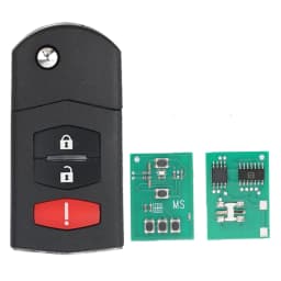 Leo For Mazda 2 3 5 6 8 CX-7 CX-9 MX-5 BGBX1T478SKE125-01 SKE126-01 CC43-67-5RYC Fob Flip Remote Car Key 315/433Mhz 4D63 Chip
