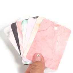 50pcs/lot Necklace Earrings Ear Studs Packaging Card Blank Jewelry Display Card Marbling Paper Card For Jewelry Packaging