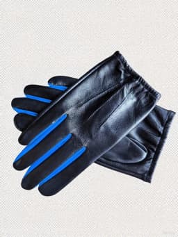 Luxury Genuine Men's Leather Gloves Soft Goatskin Thin Fashion Casual Touch Screen Driving Gloves Short Wrist Tight Fit