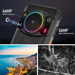 Ulefone Armor 21 16GB RAM 256GB ROM ,Android15 Helio G99 6nm, 64MP Camera,24MP Night Vision Camera ,9600mAh.6.58"120Hz.NFC