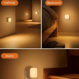 0.5W 3 Model Brightness Dimmable Night Light Socket with Twilight Sensor Night Light for Bedroom, Hallway, Kitchen