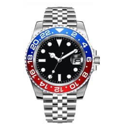 DIY Custom Logo 40MM Sapphire 8215Automatic NH35 Mechanical MensRelogio Masculino WristWatch Ceramic PT5000 10Bar Luminous