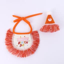 Pet Birthday Scarf Cute Delicate Lace Bib, Cat & Dog Birthday Party Celebration Prevent Saliva Towel