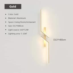 DINDALLED Modern LED Wall Light Ambient Strip Lamp for Bedroom Bedside TV Backlight Living Room Sofa Decor Lighting Fixture