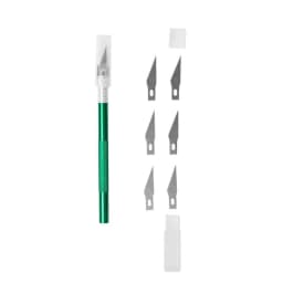 Metal Scalpel Knife Tools Non-Slip Knife Blades Engraving Knife Mobile Phone Film Paper Cut Carving Tools