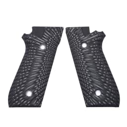 Guuun G10 Grips for Taurus PT92 Starburst Texture Compatible with PT99 PT100 PT101 and Decocker - 6 Color Options