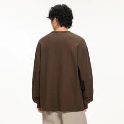 PFNW Versatile Solid Color Casual Base Shirt Men's V Neck Textured Long Sleeve T Shirt 2026 Autumn New Tide 28L3528
