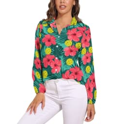 Vintage Flower Print Loose Blouse Irises by Van Gogh Simple Oversized Blouses Woman Long-Sleeve Cute Shirts Autumn Graphic Top
