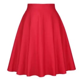 Small Red Polka Dot Cotton Womens Sexy Midi Summer Skirt Pin Up  High Waist Retro Vintage Rockabilly 50s Women Skirt
