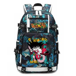 Dragon Ball Z Printed Student Backpack Large Capacity Casual Daypack for Kids Teenagers School Travel