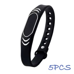 3/5PCS T5577 Rewritable Adjustable Wristband RFID Smart Chip Bracelet 125MHZ Clone ID Token Tag Waterproof Changeable Badge