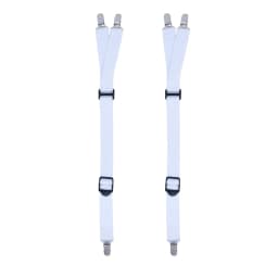 1 Pair Men Shirt Stay Adjustable Shirts Holder Y Shape Leg Thigh Suspender with Non-slip Locking Clips Men Tucker Garters Strap
