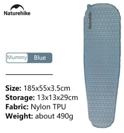 Naturehike Air Mattress Ultralight Folding Quick Self Inflating Inflatable Bed Portable Spong Mat Camping Inflatable Mattress